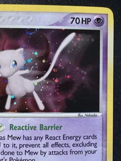 Mew 4/17 POP Series 4 Promo Pokemon Card Holo Foil Rare Swirl LP+ - Image 4