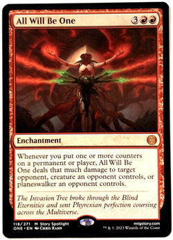 MTG All Will Be One Phyrexia: All Will Be One 118/271 NM Mythic - Image 1