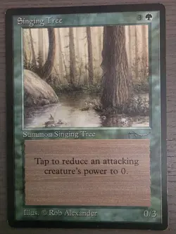 Singing Tree Arabian Nights Magic MTG (LP) - Image 1