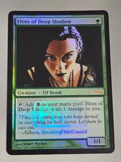 Elves of Deep Shadow FNM Promos Foil MTG LP - Image 1