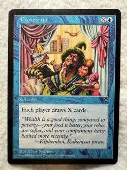 MTG - Prosperity - Visions - NM - Free Shipping! - Image 1