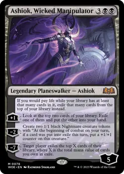 Ashiok, Wicked Manipulator WOE LP 78 - Image 1