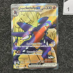Cynthia's Garchomp EX 215/182 Sv10: Destined Rivals (DRI) Pokemon Card (MINT) - Image 1