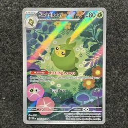2025 Pokemon SV White Flare WHT EN Swadloon Illustration Rare #088/086 Near Mint - Image 1