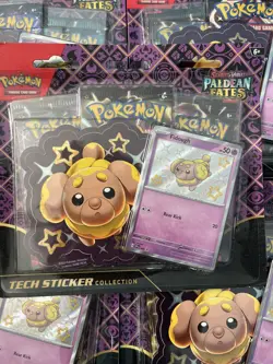 Lot Of 5– SEALED Pokemon TCG Paldean Fates Tech Sticker Collections - Image 3