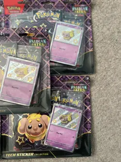 Lot Of 5– SEALED Pokemon TCG Paldean Fates Tech Sticker Collections - Image 4