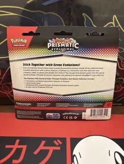 Pokemon Prismatic Evolutions Tech Sticker Collection Leafeon FACTORY SEALED - Image 2