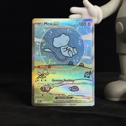 Mew ex 232/091 SV: Paldean Fates Holo Bubble Mew Pokemon TCG - NM - Image 1