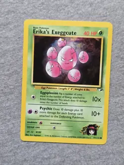 Pokemon TCG Erika's Exeggcute Gym Heroes 77/132 Regular Unlimited Common - Image 1