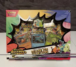 Pokemon TCG Ascended Heroes First Partners Deluxe Pin Collection Box BRAND NEW - Image 1
