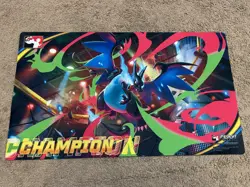 Mega Charizard EX League Cup Champion Playmat NEW Pokemon TCG mat - Image 1