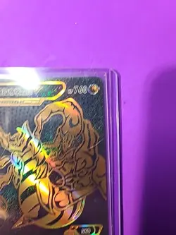 Giratina V Pokemon ID Black and Gold Holo SHR - Image 3