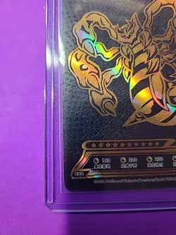 Giratina V Pokemon ID Black and Gold Holo SHR - Image 5