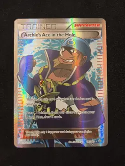 Archie's Ace in the Hole #157/160 Primal Clash NM/Near Mint Pokemon 2015 - Image 1