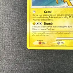 Pokemon TCG Pikachu 15/17 Pop Series 9 Promo Common LP - Image 3