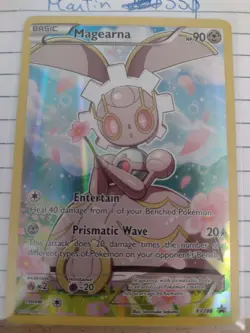 Pokemon Magearna Holo Promo - XY186 - Rare Black Star Promo Pokemon TCG NM - Image 1