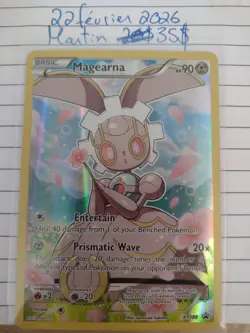 Pokemon Magearna Holo Promo - XY186 - Rare Black Star Promo Pokemon TCG NM - Image 2