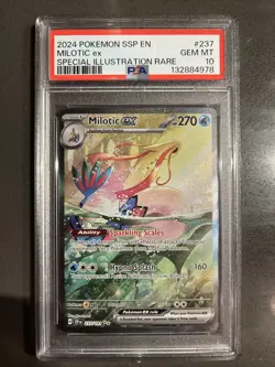 2024 Pokemon Surging Sparks Milotic EX #237/191 PSA 10 - Image 1