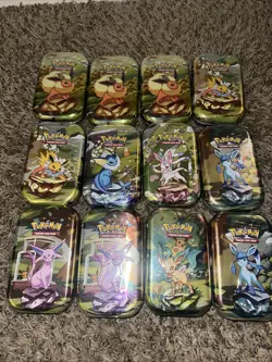 Pokemon Prismatic Evolutions Mini Tin | Lot of 12 | NEW SEALED | Free Shipping - Image 1