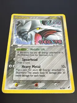 Skarmory EX Deoxys 26/107 Reverse Holo Rare Stamped Pokemon TCG LP - Image 2