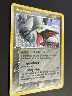 Skarmory EX Deoxys 26/107 Reverse Holo Rare Stamped Pokemon TCG LP - Image 4