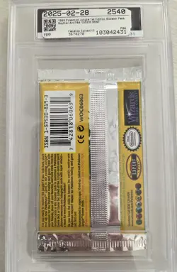 1999 Pokemon Jungle Scyther 1st Edition Booster Pack PSA 10 GEM MINT (RARE) - Image 2