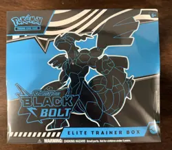 Pokemon TCG Scarlet & Violet Black Bolt ETB Elite Trainer Box - New & Sealed - Image 1