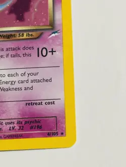 Pokemon Dark Espeon Neo Destiny Holo Rare 4/105 60 HP Stage 1 Unlimited - Image 3