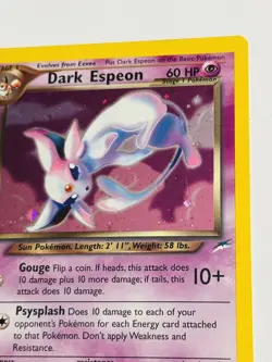 Pokemon Dark Espeon Neo Destiny Holo Rare 4/105 60 HP Stage 1 Unlimited - Image 5