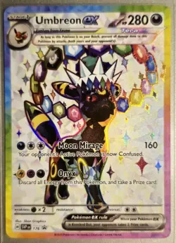 Pokemon Umbreon EX #176 Black Star Promo Prismatic Evolutions MINT - Image 1
