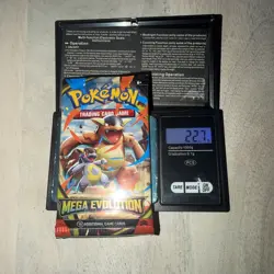 VERY HEAVY 22.7g! Pokemon TCG Mega Evolution Sleeved Booster Pack (SEALED) - Image 1