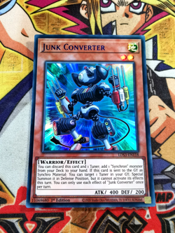 Junk Converter lds3-en118 *BLUE* 1st Edition (NM+) Ultra Rare Yu-Gi-Oh! - Image 1