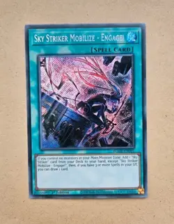 Yu-Gi-Oh! Sky Striker Mobilize - Engage! BLMR-EN091 1st Edition (Secret Rare) - Image 1