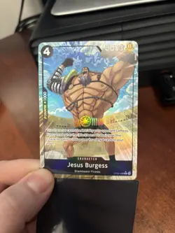 One Piece Jesus Burgess Foil Emperors in the New World OP09-086 Alternate Art - Image 1