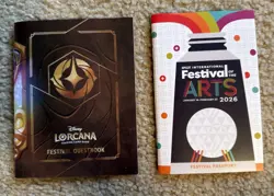 Lorcana Festival Of The Arts Epcot Promos Donald & Rapunzel & Completed Booklet - Image 3