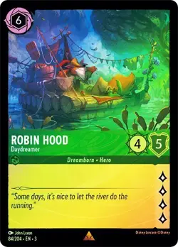 Robin Hood Daydreamer 84/204 Into the Inklands Cold Foil Holo DISNEY LORCANA - Image 1