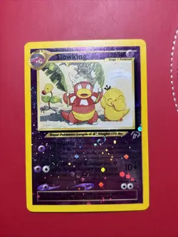 Pokemon Slowking 14/18 Southern Islands Reverse Holo Vintage Card LP WITH SWIRL - Image 1