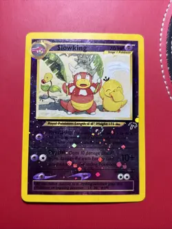 Pokemon Slowking 14/18 Southern Islands Reverse Holo Vintage Card LP WITH SWIRL - Image 3
