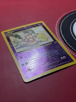 Pokemon Slowking 14/18 Southern Islands Reverse Holo Vintage Card LP WITH SWIRL - Image 5