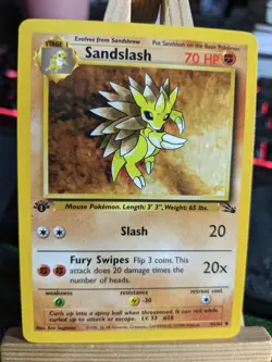 Sandslash 23/132 1st Edition Fossil Set Non Holo *NM* Pokemon Card - Image 1