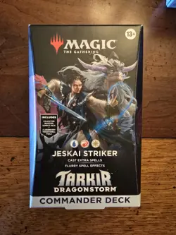 MtG: Tarkir: Dragonstorm Commander Deck - Jeskai Striker NEW/SEALED - Image 1
