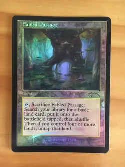 Mtg Magic Promos Fabled Passage Retro Frame OBF FOIL (Micro-scratches) NM/SP - Image 1