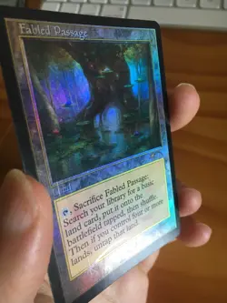 Mtg Magic Promos Fabled Passage Retro Frame OBF FOIL (Micro-scratches) NM/SP - Image 3