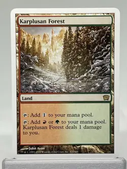 MTG Karplusan Forest - NM 9th Edition 321/350 - Magic the Gathering - Image 1