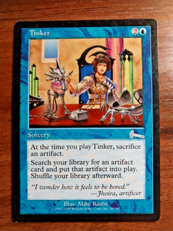 1x Tinker - LP/MP - Urza's Legacy - SPARROW MAGIC mtg - Image 1