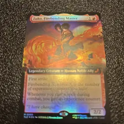 MTG. Zuko, Firebending Master. Foil Extended Art. Avatar The Last Airbender. Nm - Image 1