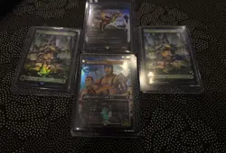 Magic: The Gathering Foil Japanese Final Fantasy Lot 4x Chocobo Wakka - Image 1