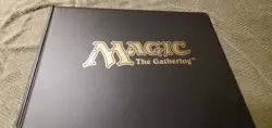 Magic the Gathering Ultra Pro Gold Stamped 3-Ring Binder Album + Pages MTG - Image 2