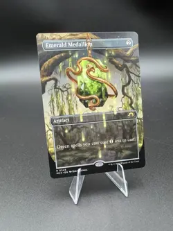 MTG; Emerald Medallion; Borderless; Regular; Modern Horizons 3; NM unplayed - Image 1
