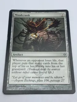 Mindcrank - New Phyrexia - MTG - Rare - Magic the Gathering - Image 2